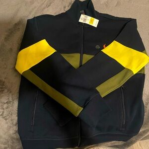 Polo Ralph Lauren Navy & Yellow Color Block Jacket